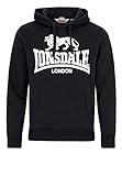 Lonsdale London Herren Kapuzenpullover Gosport 2, Black, XL, 113027