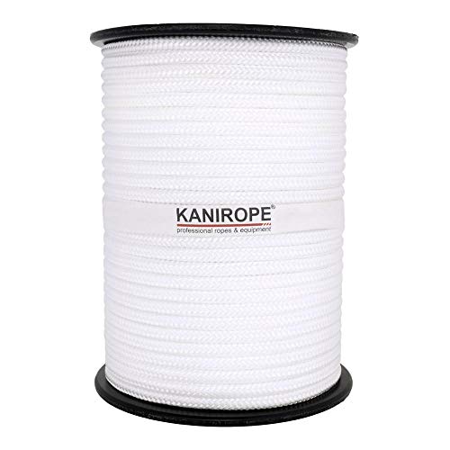 Kanirope® PP Seil Polypropylenseil MULTIBRAID 8mm 100m geflochten Farbe Weiß (0100)