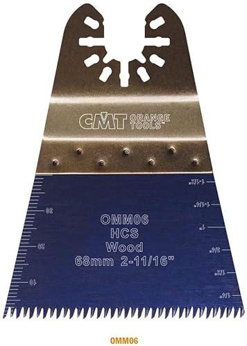 CMT omm07-x5 Klingen extra life 68 mm Schnitt aus volle und Schliff für Holz, Sockel Universal, grau/blau