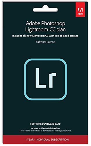 Adobe Lightroom 1TB | 1 Jahr | PC/Mac | Key Card und Download