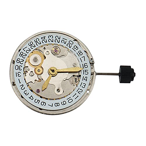 Kliplinc Direkter ETA 2824 Datumsanzeige Automatik mechanisches Uhrwerk Herren Armbanduhr, silber