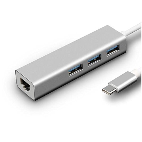Nilox nlx-tc-3usbeth - Mini Docking Station USB Type-C, ()