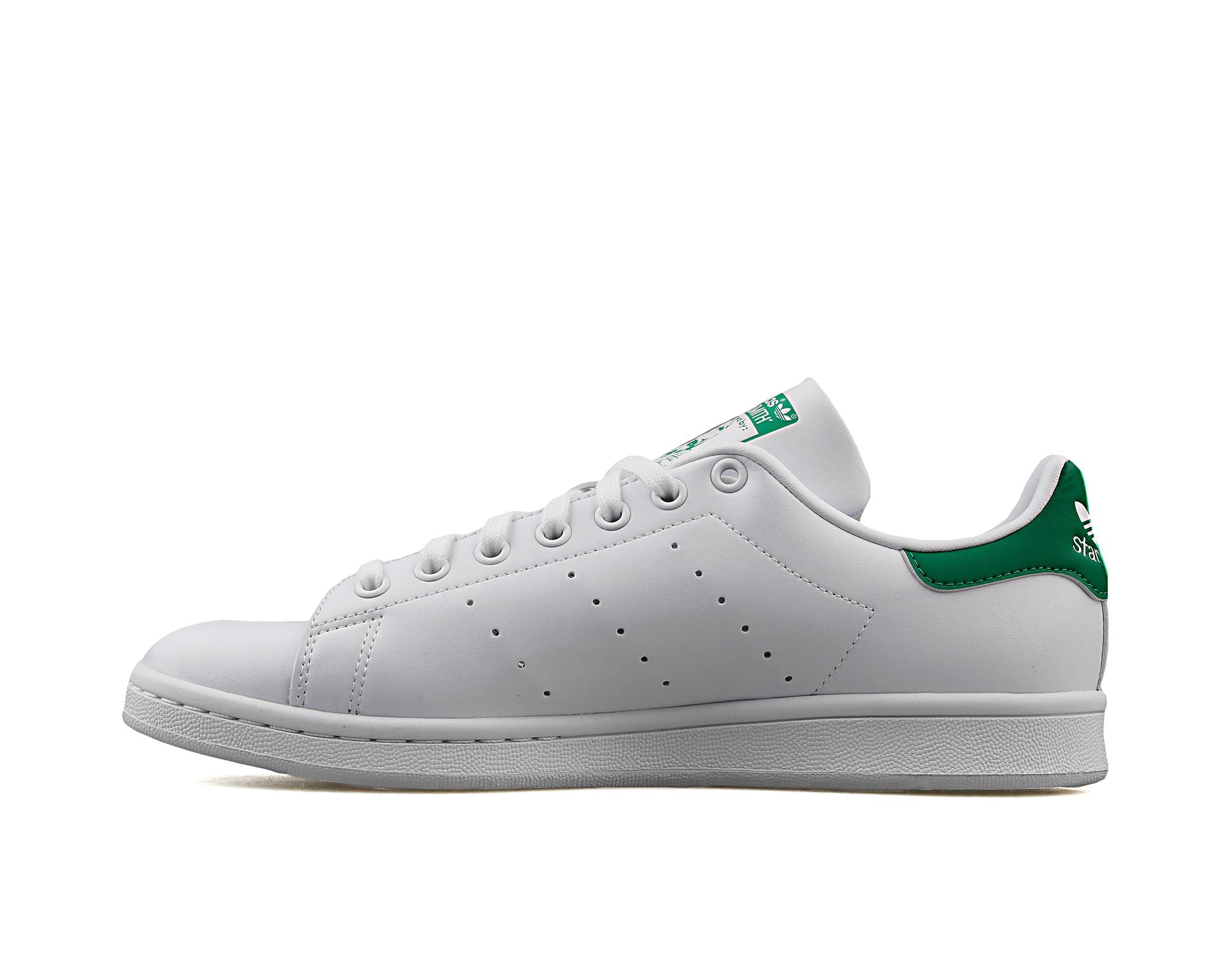 adidas Herren Stan Smith Sneaker, Cloud White/Cloud White/Green, 36 2/3 EU
