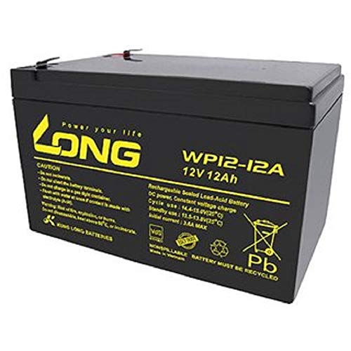 WSB Battery Blei-Akku WP12-12A 12V 12Ah 4,8mm Faston Lead-Acid, kompatibel LC-RA1212PG, LC-RA1212PG1, Exide Powerfit S312/12S, NP12-12, FG21202, NP12-12-WT, MP12-12, 6-FM-12, 6-DZM-12