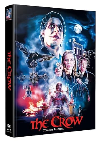 The Crow 3 - Tödliche Erlösung - Mediabook - Wattiert - Limited Edition auf 225 Stück - Uncut (Blu-ray+DVD)