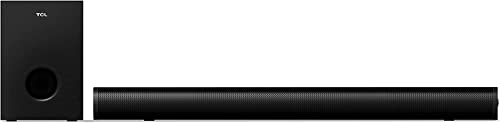 TCL S522WE 2.1 Kanal 200W Soundbar für TV mit drahtlosen Subwoofern, Bluetooth Soundbar (HDMI ARC, Dolby Digital, Fernbedienung, Wandmontage), Schwarz