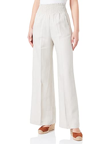Sisley Damen Trousers 4AGHLF00T Pants, Creamy White 38U, 40