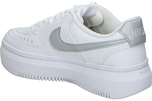Nike Schuhe Wmns Court Vision Hohe Leder Code DM0113-101, weiß grau, 42.5 EU