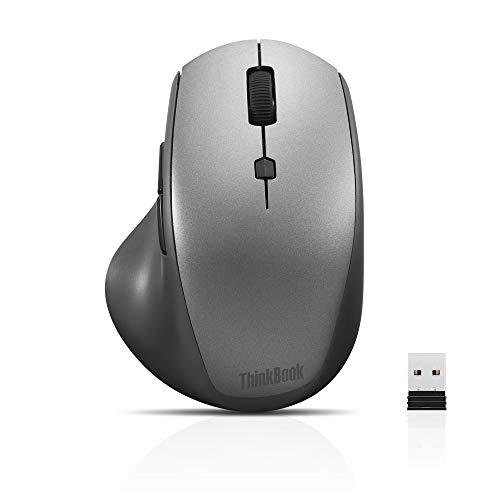Lenovo Thinkbook Media Mouse 2.4 GHz grau (kabellos)