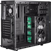 SilverStone Case Storage CS380 V2 - Tower - ATX - ohne Netzteil (ATX / PS/2) - Schwarz - USB/Audio