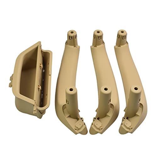 Auto Türgriff Für BMW Für X3 Für X4 F25 F26 2010-2017 Innentür Armlehne Zuggriffabdeckung Komplettes Set Links Rechts Vorne Hinten Autozubehör Innengriff (Farbe : Beige-4pcs)