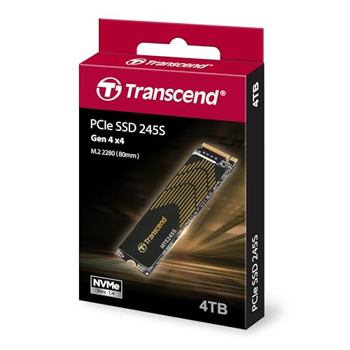 Transcend SSD 4TB M.2 MTE245S (M.2 2280) PCIe Gen3 x4 NVMe - TS4TMTE245S-E