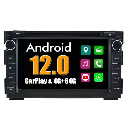 RoverOne Android System Auto DVD Player für Kia Ceed Venga 2009 2010 2011 2012 mit Multimedia Stereo GPS Navigation Radio Bluetooth USB MirrorLink