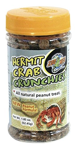Zoo Med (4 Pack) Hermit Crab Natural Peanut Butter Crunchies Nutritious Treats