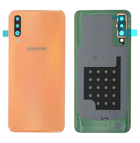 Handyteile24 ✅ ? Akkudeckel Batterieabdeckung Cover Backcover in Coral für Samsung Galaxy A50 A505F - GH82-19229D