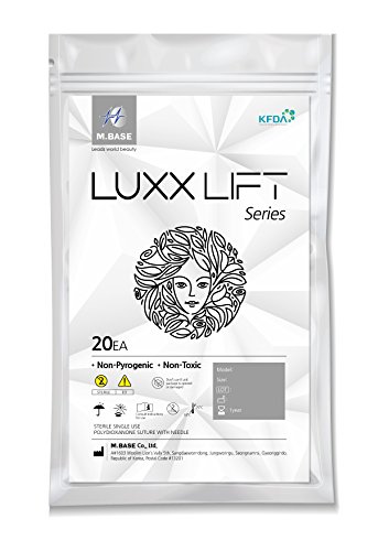 Luxx PCL Thread Lift/Blunt CL-Type/360R Bi-Directional Cog/Face V-Lifing/20pcs/K-Beauty/Made in S.Korea (19G100mm)