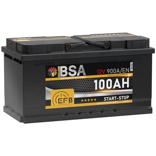 BSA EFB Batterie 100Ah 12V Start Stop Batterie Autobatterie Starterbatterie