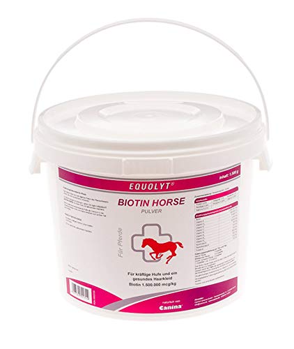 Canina EQUOLYT Biotin Horse Pulver, 1500g-Eimer