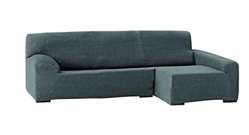 Eysa Teide Sofa Überwurf Chaise Longue 240 cm. rechts Frontalsicht - Fb. 06-grau