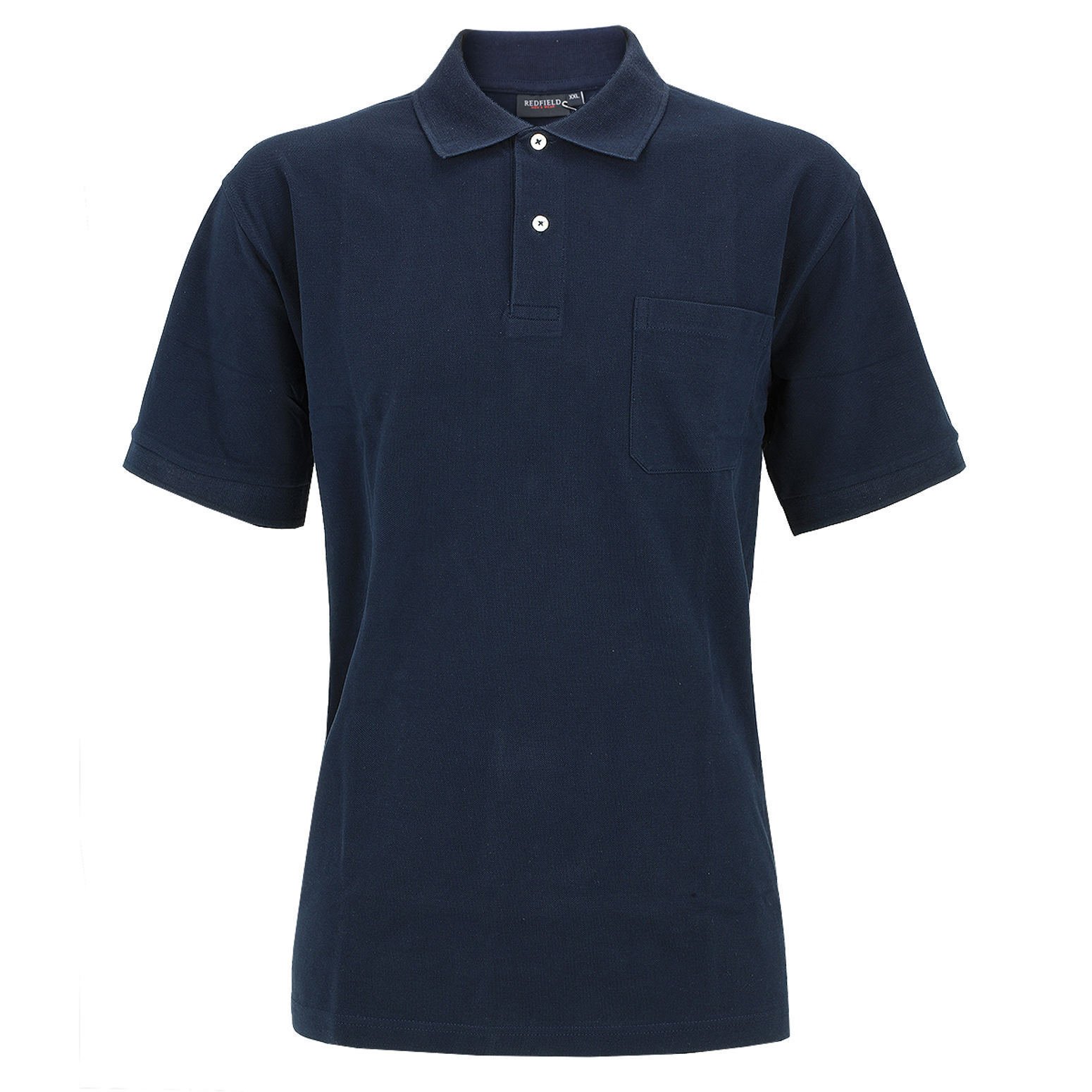 Redfield Piqué Poloshirt Herren Übergröße dunkelblau, Größe:8XL