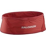 Salomon Pulse Unisex-Gürtel, Eng anliegende Passform, Funktionalität, Vielseitigkeit, Rot, S