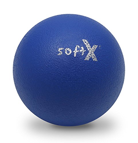 softX Ball mit Coating 18 cm blau Weichschaumstoff Kinder Spielball Methodik