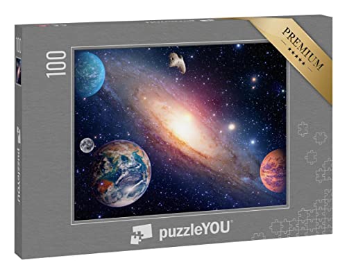 puzzleYOU: Puzzle 100 Teile „Erde, Mond, Weltraum und Sonnensystem“