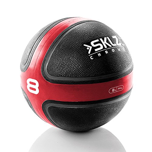 SKLZ Medizinballe 8-LB, Rot, 19 cm