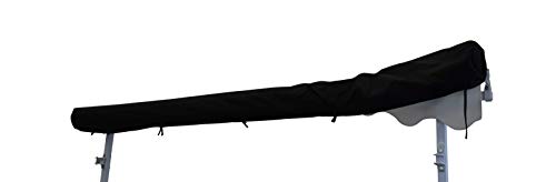 Jet-line Markisen Abdeckung schwarz Abdeckplane UV Regen Schutz Gelenkarmmarkise Markisenabdeckung Markisenschutzhülle Markisenhülle schwarz 3 m, 4m oder 5m (4)