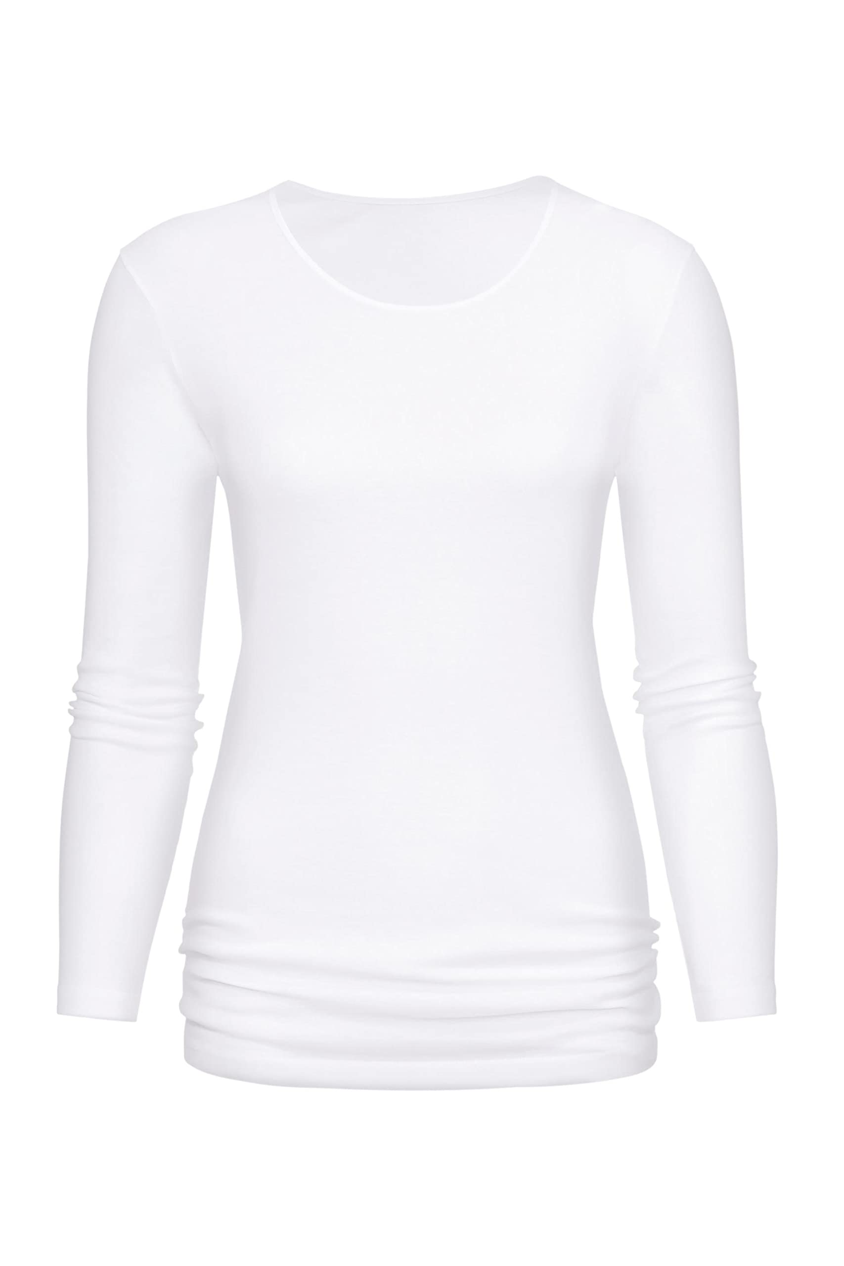 Mey Tagwäsche Serie Noblesse Damen Shirts 1/1 Arm Weiss L(42)