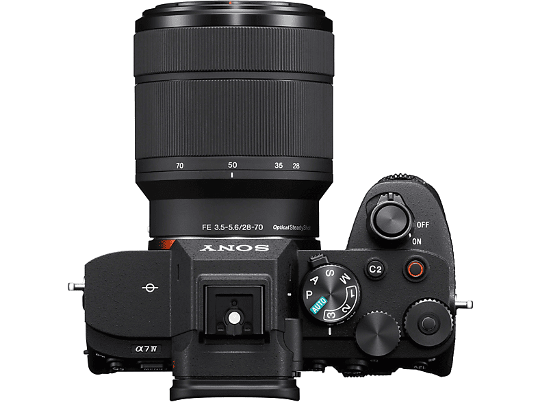 SONY Alpha 7 M4 KIT (ILCE-7M4K) Systemkamera mit Objektiv 28-70 mm, 7,6 cm Display Touchscreen, WLAN 2