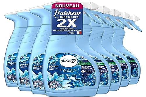 Febreze Envolée D´Air Textil-Lufterfrischer-Spray, 8 x 500 ml, entfernt Gerüche in Textilien, frischer Duft