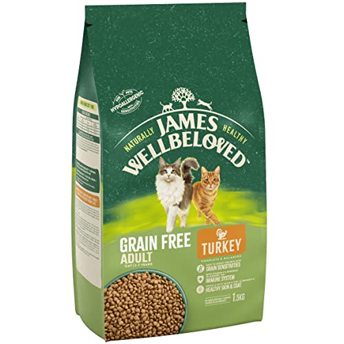 James Wellbeloved 19916/3863 Turkey and Vegetables Adult No Cereals Cat Food 1.5 Kg