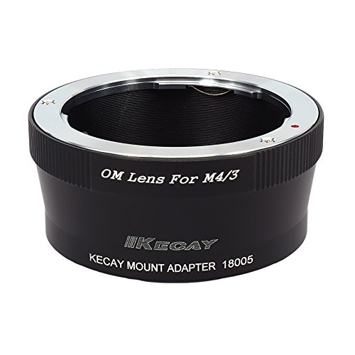KECAY Objektiv Adapterring kompatibel mit Olympus OM Objektiv auf Micro 4/3 M4/3-Mount-Kameras kompatibel mit Olympus PL2 PL3 PL5 PL6 E-M5 kompatibel mit Panasonic GH3 GX7 G5 GF2 GF3 GF5 GF6 OM-M4/3