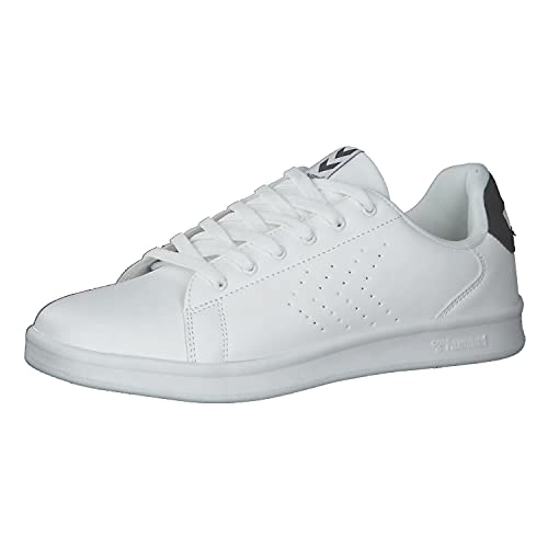 hummel Unisex-Erwachsene BUSAN Sneaker, White/Black,38 EU