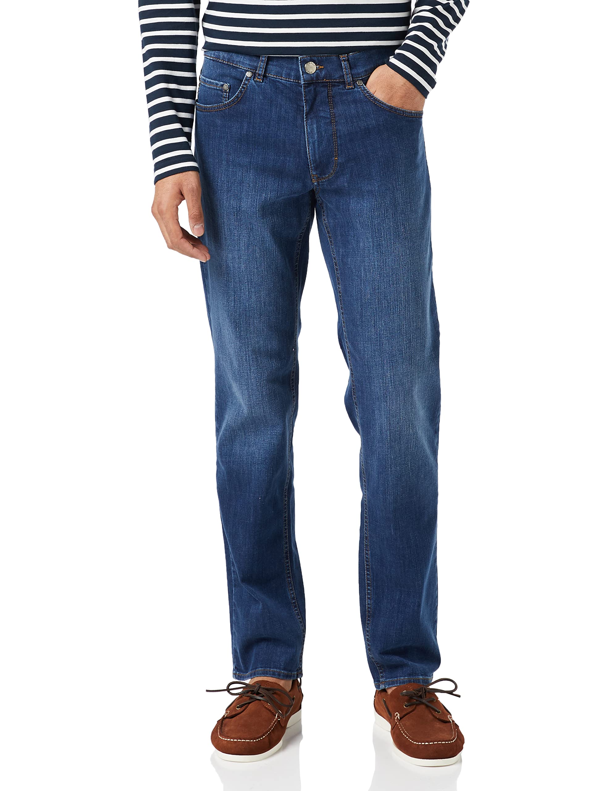 BRAX Herren Style Cooper Denim Masterpiece Jeans , Regular Blue Used, 33W / 30L