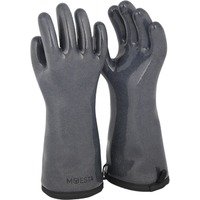 MOESTA-BBQ 20012 HeatPro Gloves - Ofen-Grillhandschuh Silikon - bis 250° Celsius hitzebeständig, waschbar - L 9 anthrazit