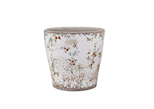 Chic Antique Topf Vase Übertopf Blumentopf Tulle Übertopf H9,5xØ10,5cm 65418-00