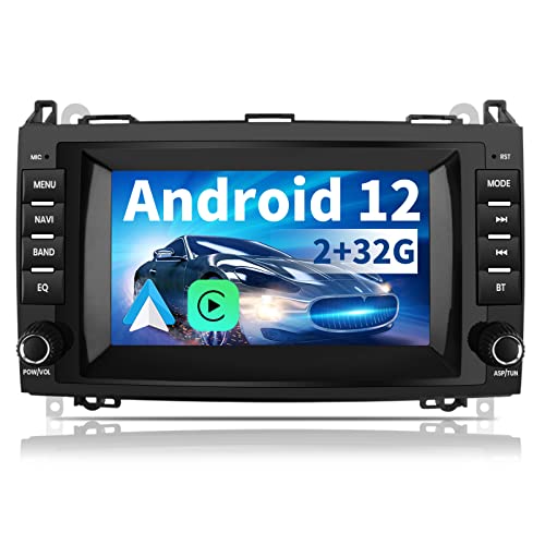 AWESAFE Autoradio für Mercedes Benz A Klasse W169 B Klasse W245 Viano Vito W639 Sprinter, Android 12 System, 8 Zoll Touchscreen, 2G+32G, mit Navigation Carplay Android Auto Bluetooth WiFi