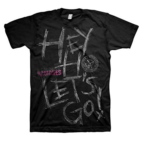 Ramones Hey Ho! T-Shirt für Herren, Schwarz, Größe S