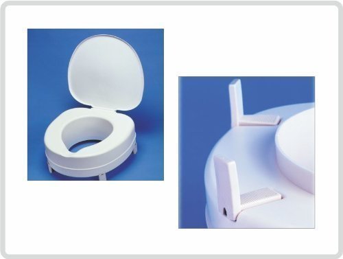 Toilettensitzerhöhung Toilettenaufsatz Toilettensitz Plus 15 cm, mit Deckel! *Top Qualität zum Top Preis*