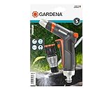 Gardena Premium Reinigungsspritzen-Set: Robuste Reinigungsspritze und Wasserstop-Anschlussstück, praktisches Bewässerungs-Set, Frostschutz (18306-20) 28.5x18x4.1 cm