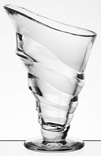 CRISTALICA Eiscremeglas Circee 270ml Eisbecher Dessertglas Eiscafé Trinkglas klar Modern