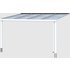 SKAN HOLZ Terrassenüberdachung Modena 434 x 307 cm Aluminium Weiß