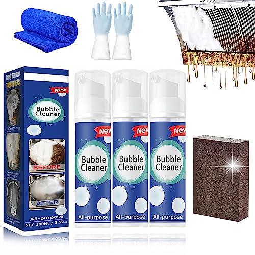 Donubiiu Brimetha Cleaner, Brimetha Kitchen Clean, Brimethea Foam Cleaner， Cleaning Spray, Bubble Foam Cleaner Spray, Kitchen Spray, Bubble Spray Cleaner, All-Purpose Foam Cleaner (3PCS,100ML)