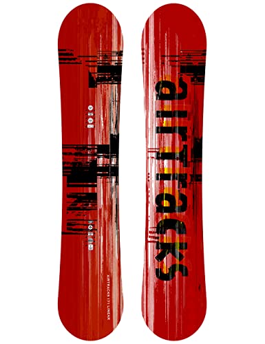 Airtracks Herren Snowboard Freeride Freestyle - Linear Camber Snowboard Extra Wide 171 cm