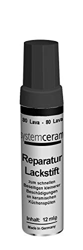 SYSTEMCERAM Reparatur Lackstift LAVA für KeraDomo Spülen / Ausbesserungsstift