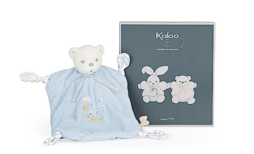 KALOO K969956 Perle-Teddybär 4 Knoten blau-20cm, Blau