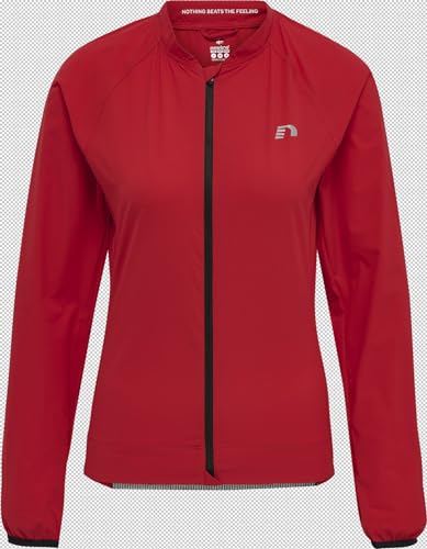 newline Women's Womens CORE Bike Jacket Winbreaker, Tango Red, 2XL