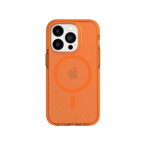 Tech21 iPhone 14 Pro Evo Check Kompatibel mit MagSafe® - Stoßdämpfende & schlanke Schutzhülle mit 15 Fuß FlexShock Multi-Drop Schutz & Extra Tasten